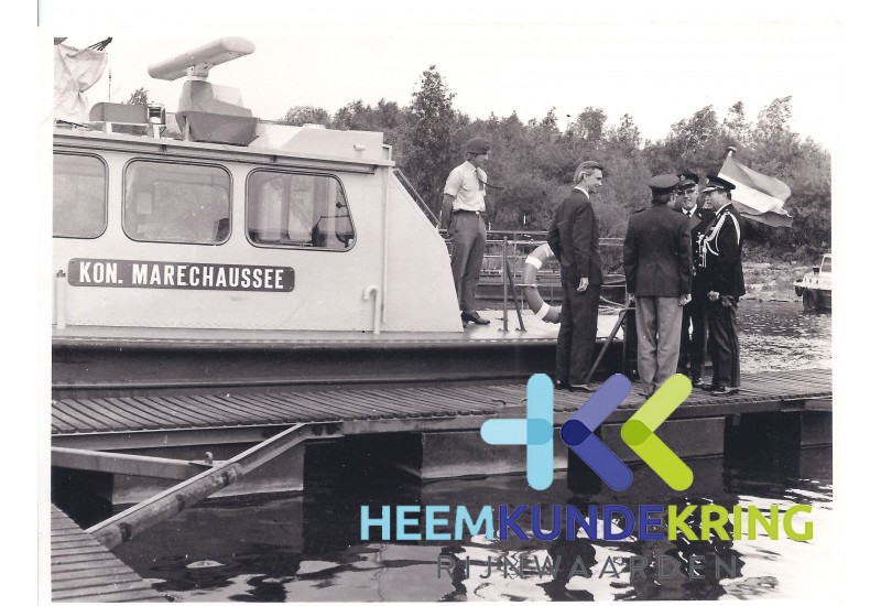 Marechaussee- bezoek staatssecretaris Heemskerk Diensplichtige P.Snip Coll. P.Snip